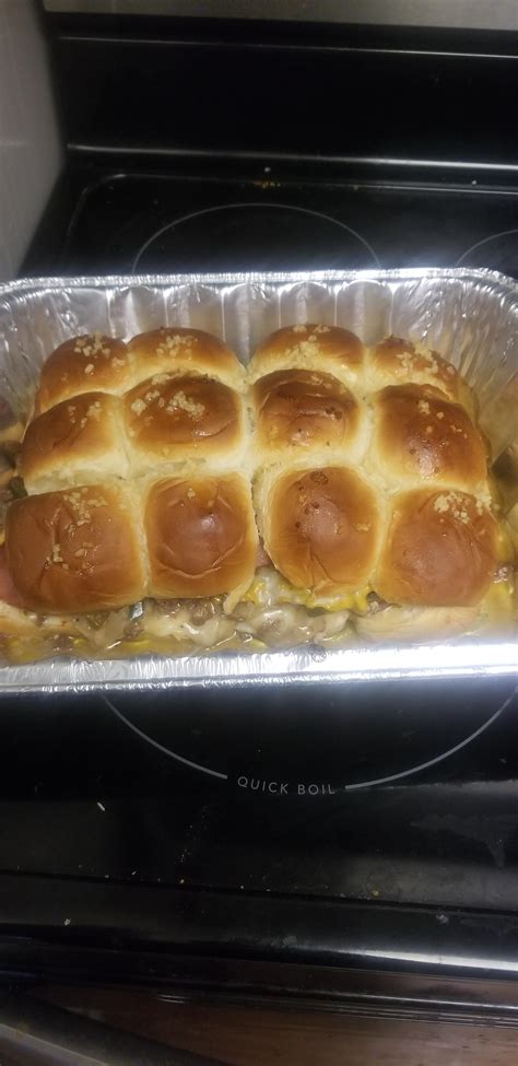 Greasy Ass Bacon Cheeseburger Sliders R Drunkencookery