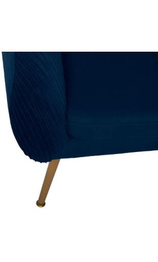 Fauteuil Velours Bleu Solaro Atmosphera Le D P T Bailleul