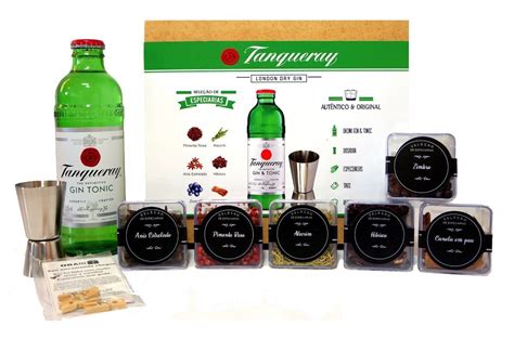 Kit Gin Tonica Tanqueray Ml Especiarias Dosador Frete Gr Tis