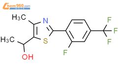 1 2 2 Fluoro 4 Trifluoromethyl Phenyl 4 Methyl 1 3 Thiazol 5 Yl