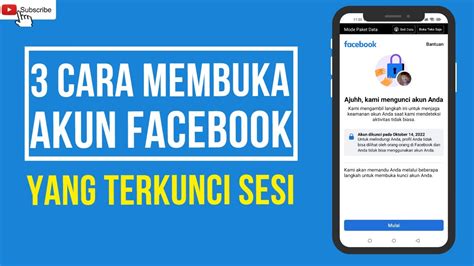 Cara Membuka Akun Fb Yang Terkunci Sesi Sementara Permanen Youtube