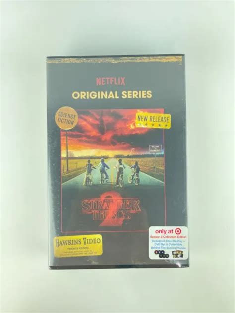 Stranger Things Season One Vhs Retro Packaging Collector Blu Ray Dvd