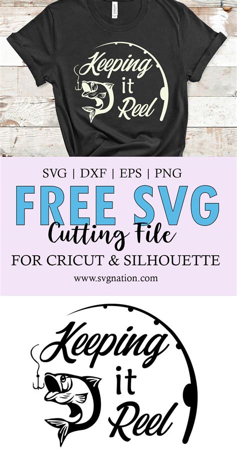 Keep It Reel SVG Fishing SVG Fishing Saying SVG Keeping It Reel