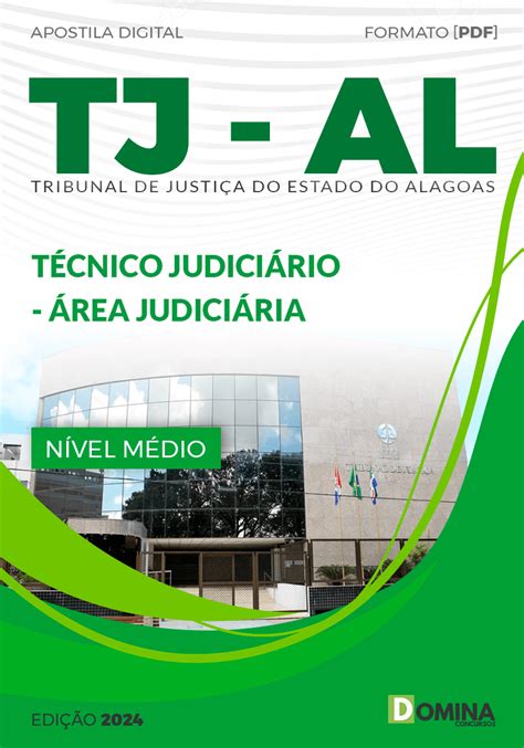 Apostila TJ AL 2024 Técnico Judiciário