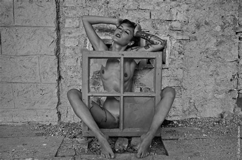 Behind The Window Artistic Nude Artwork By Photographer Kuti Zoltan