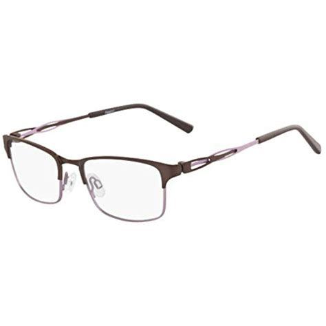 New Flexon Mariene 210 Brown Eyeglasses 53mm With Flexible Titanium Bridge Ebay