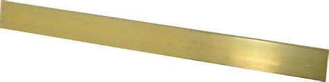 Made In Usa 0064 Inch Thick X 1 Inch Wide X 12 Inch Long Brass Strip 78800976 Msc