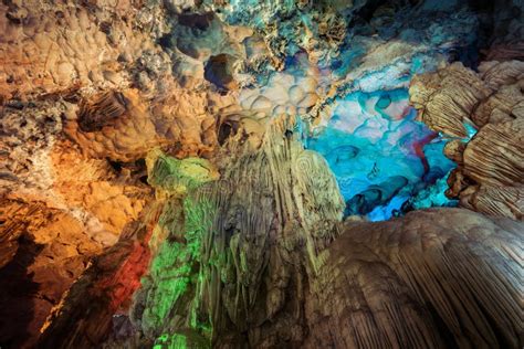 Ha Long Bay Caves Vietnam stock image. Image of asia - 106146077