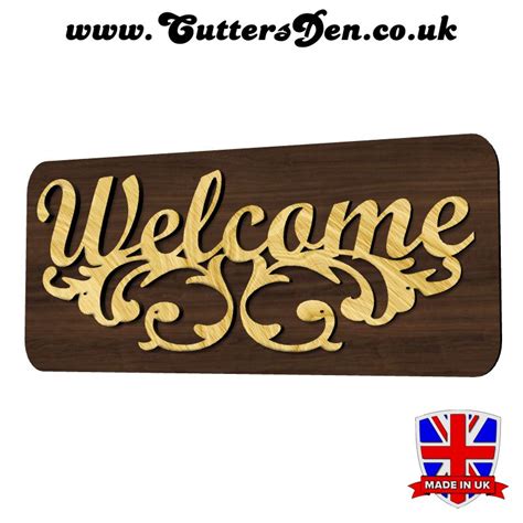 Laser Cut Wooden Welcome Signs