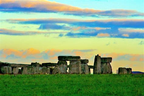 Stonehenge Sunset in Spring Photograph by Leanne Westby