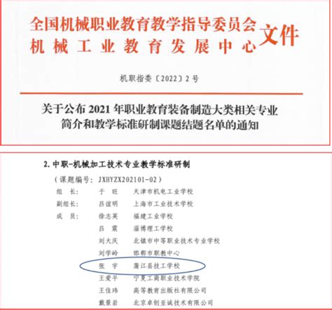 蒲江县张宇机械加工名师工作室领衔人张宇参研全国机械行业教育专项科研课题顺利结题