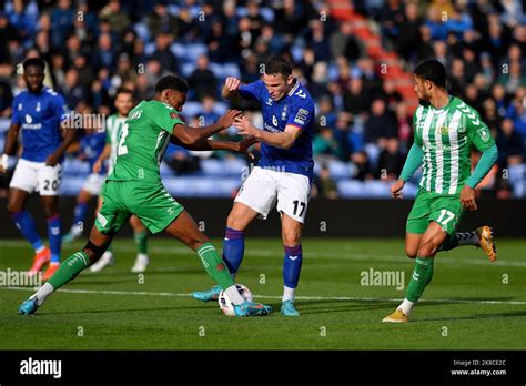 Oldham Uk Nd Oct John Rooney Of Oldham Athletic Tussles With