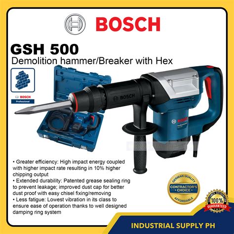 Bosch Gsh 500 Demolition Hammer 1100w Isph Bcc Lazada Ph