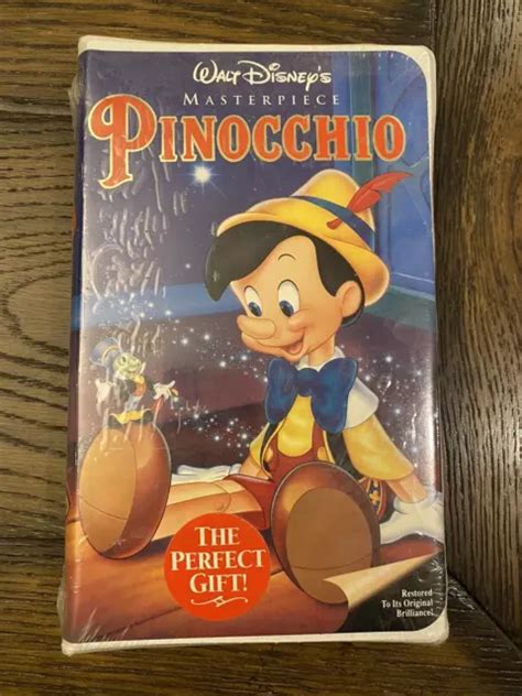 PINOCCHIO VHS VIDEO Versiegelt Walt Disneys Meisterwerk 1993 EUR 11 32