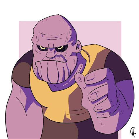 Thanos The Mad Titan By Wingkips On Deviantart