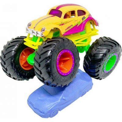 Mattel Hot Weels Monster Trucks Kaskad Rsk Kousky Volkswagen Beetle Od K Heureka Cz