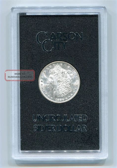 1880 Cc Reverse Of 1878 Gsa Morgan Carson City Silver Dollar Uncirculated