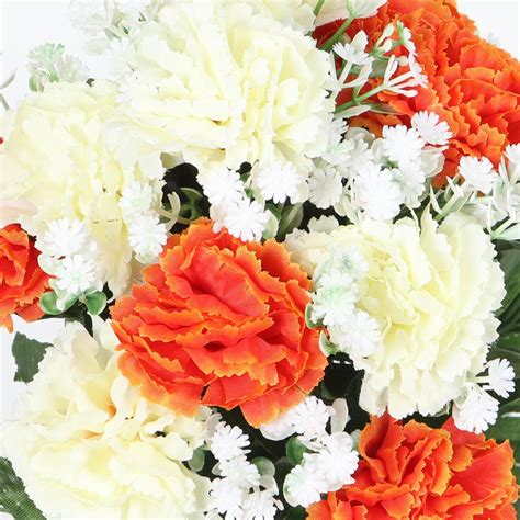 Bouquet Funeraire Orange Haut Cm Bf O Jardiprix Sp Cialiste