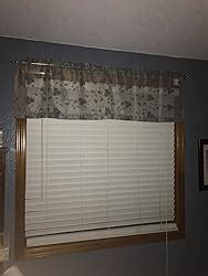 Amazon Lazzzy Small Curtain Valance Grey Window Tier 16 Inch Sheer