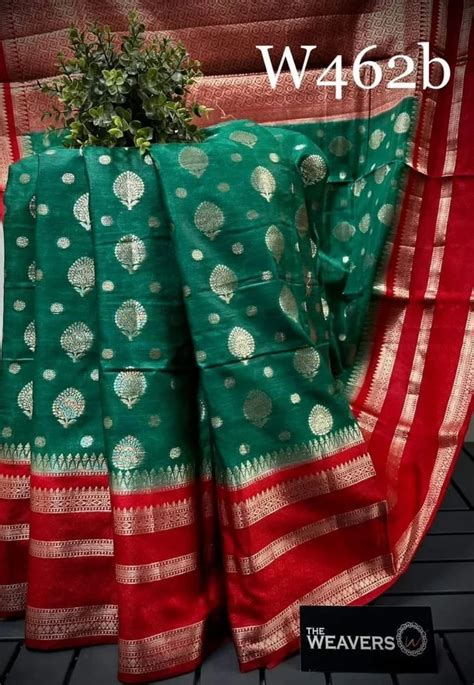 Body Designed Beautiful Colours Banarasi Warm Silk Saree M With