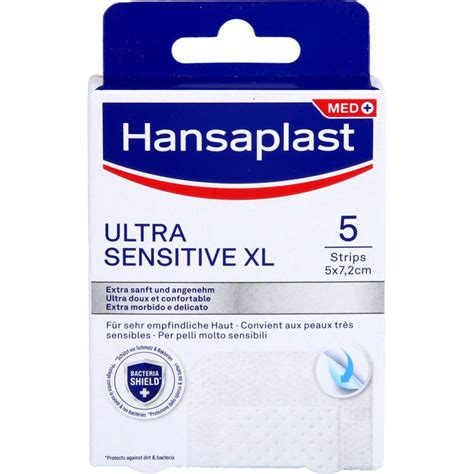 Hansaplast Ultra Sensitive Wundverband 5x7 2 Cm Xl 5 St Pflaster