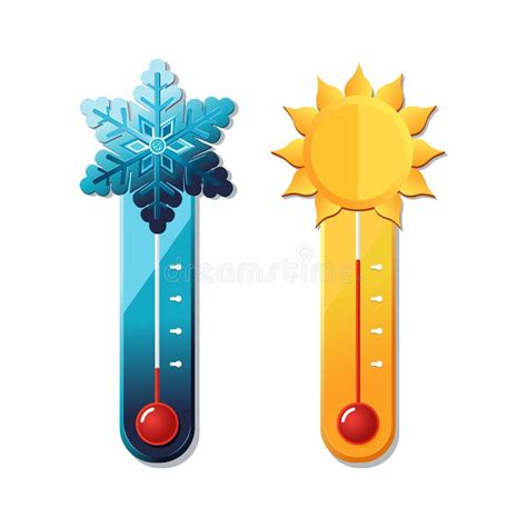 Thermometer Hot Cold Icon Stock Illustrations 31 619 Thermometer Hot Cold Icon Stock