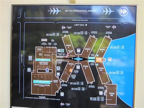 Seattle SeaTac Airport Terminal Map