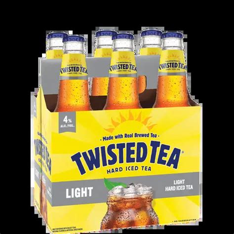 Twisted Tea Light Hard Iced Tea Oz Bottle Pk Case New York