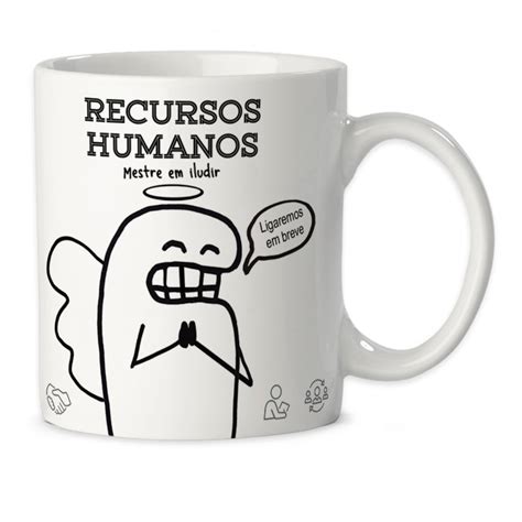 Caneca RH Profissão Flork Porcelana Recursos Humanos 325 ml Shopee Brasil