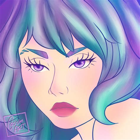 Holographic, me, digital artwork, 2022 : r/Art