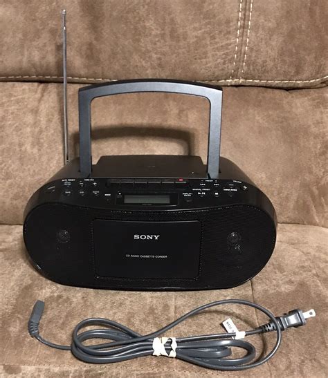 Sony Cfd S50 Stereo Boombox Cd Player Cassette Recorder Amfm Radio • Tested Ebay