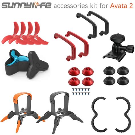 Acess Rios Kit Para Dji Avata Tampa Do Motor Landing Gear Propeller