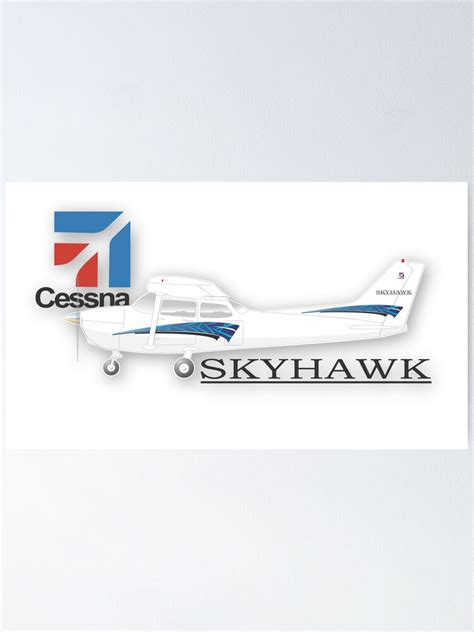 Cessna C172 Skyhawk Poster By Gregthompson Redbubble