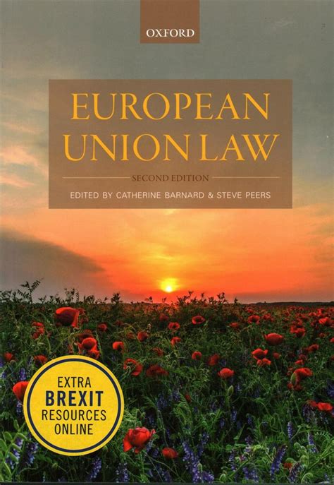 Buy European Union Law By Catherine Barnard Editor Steve Peers