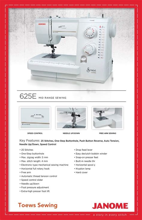 The Janome 625E: Power and Perfect Buttonholes Every Time 🇨🇦