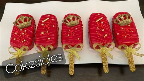 Cakesicles Paletas De Pastel Tipo Magnum Ideales Para Mesas De