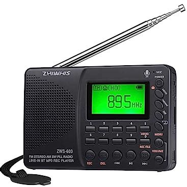 Amazon Zhiwhis Portable Bluetooth Radio Fm Am Shortwave Radios