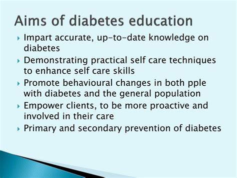 Ppt Diabetes Education Powerpoint Presentation Free Download Id