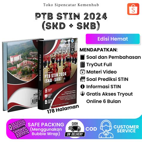 Jual Terbaru Buku PTB STIN 2024 SKD SKB Edisi Hemat Sesuai Dengan