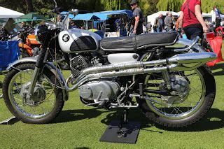 Honda Cl Scrambler On Display At The Quail Motorcycle