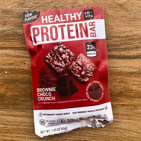 Covita Healthy Protein Bar Brownie Choco Crunch Reviews Abillion