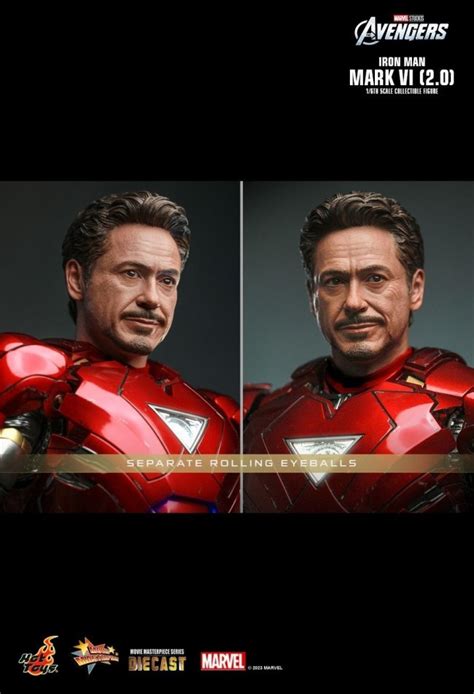 Iron Man Mark VI 2 0 Aus Dem Blockbuster THE AVENGERS Von Hot Toys MMS687D52