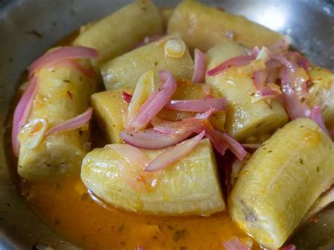 Boiled Green Plantains With Garlic And Onion Caribbean Green Living