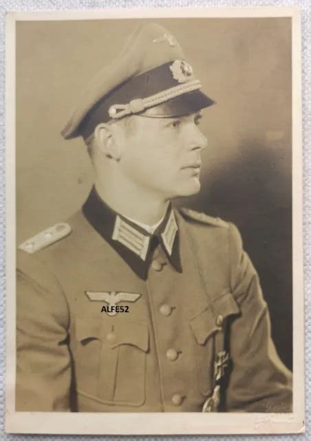 Foto Portrait Wk Wehrmacht Panzer Regiment Ek Orden German Tank