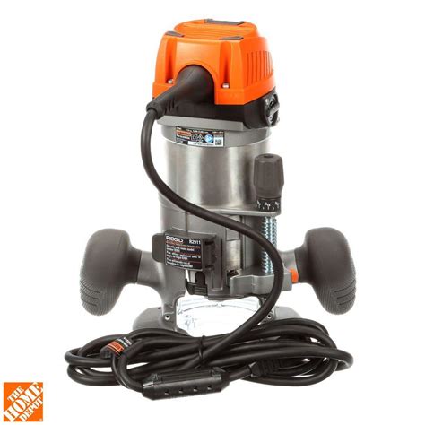 Ridgid 11 Amp 2 Hp 12 In Corded Fixed Base Router Wireless Routers