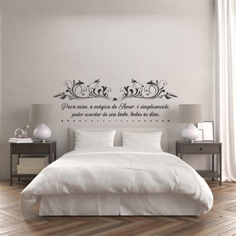 Frases Para Cabeceira De Cama - Adesivo De Parede Decorativo Frase Cabeceira Cama Para Mim, A Mágica do ...