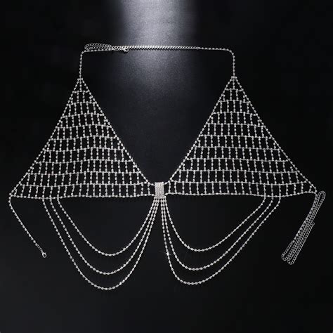 Shihan Body Chain Rhinestone Body Jewelry Summer Beach Party Club