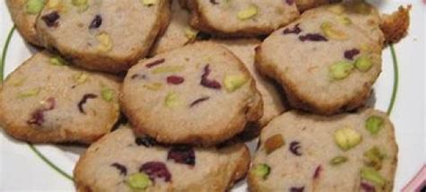 Recette Cookies pistache amandes cranberries en vidéo 750g