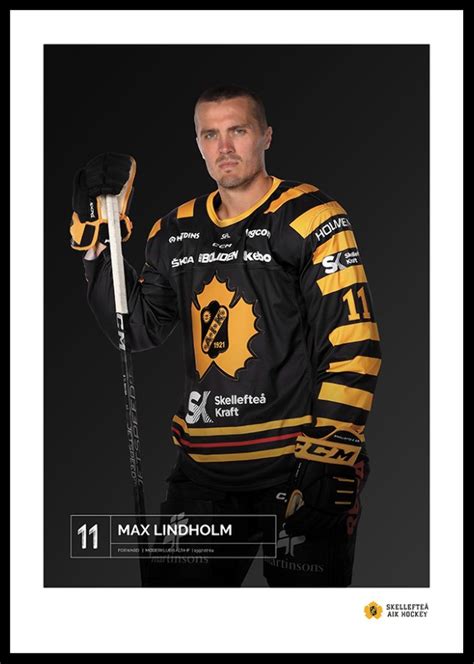 Max Lindholm 11 Skellefteå AIK 2023 2024 Poster Skellefteå AIK