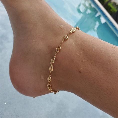 Dainty Anklet Etsy